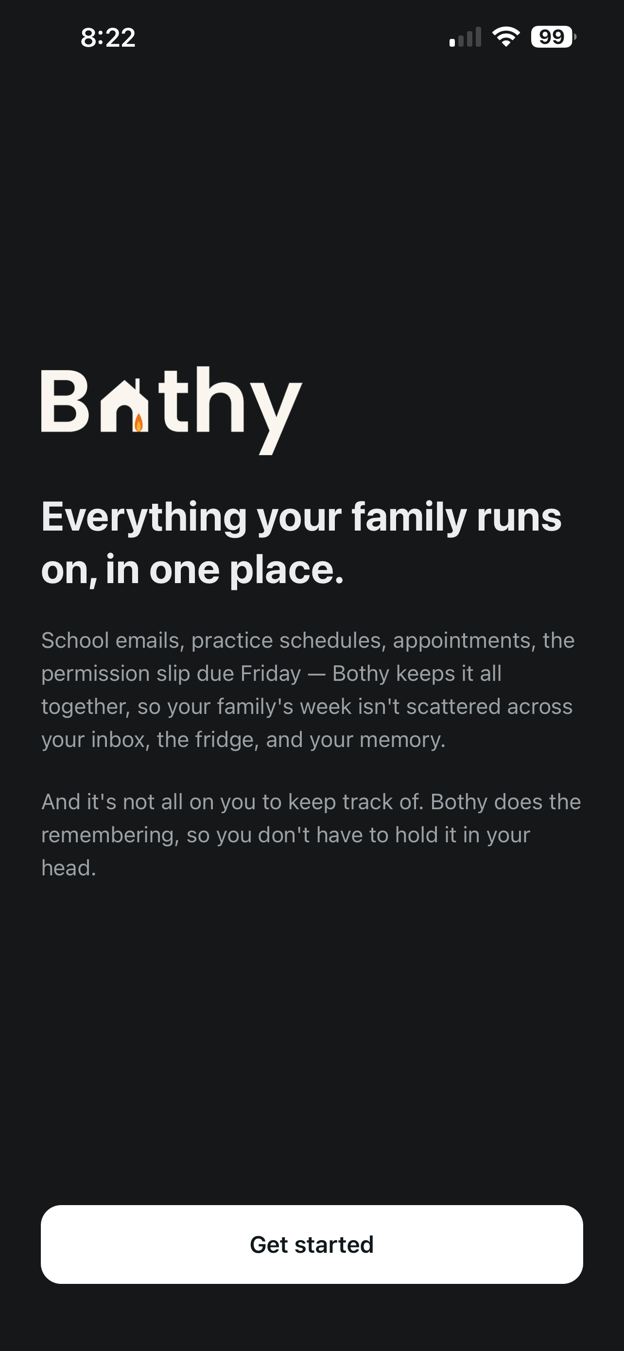 Connecting Google Calendar in Bothy